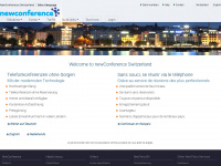 newconference.ch Webseite Vorschau
