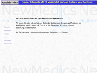 newmedics.de Webseite Vorschau