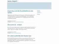 newsimport.de Webseite Vorschau