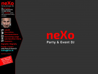 nexo.de Webseite Vorschau