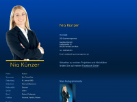 nia-kuenzer.de Webseite Vorschau