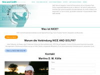 nice-and-golf.de Webseite Vorschau