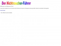 nichtraucher-fuehrer.de Webseite Vorschau