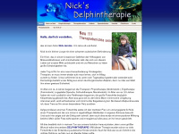 nick-delphintherapie.de Webseite Vorschau