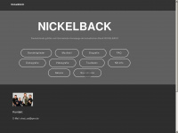 nickelback.de Webseite Vorschau