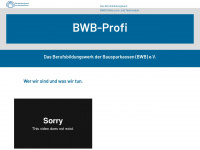 bwbprofi.de Webseite Vorschau