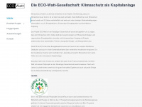 eco-watt.de Webseite Vorschau