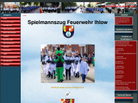 spielmannszug-feuerwehr-ihlow.de Webseite Vorschau