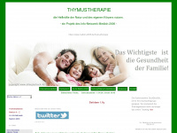 thymustherapie.medizin-2000.de Webseite Vorschau