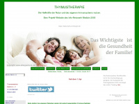 thymus-therapie.de Webseite Vorschau