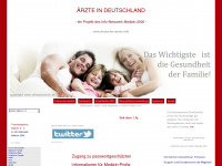 deutsche-aerzte.info Webseite Vorschau