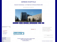 german-hospitals.info Webseite Vorschau