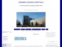 german-leading-hospitals.de Webseite Vorschau