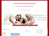 highlights-forschung.de Webseite Vorschau