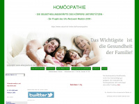 homoeopathie.natuerlich-heilen.de Webseite Vorschau