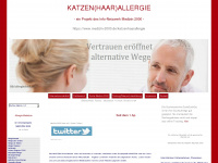 katzenhaarallergie.medizin-2000.de Webseite Vorschau