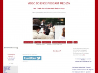video-podcast.science-podcast.medizin-2000.de Webseite Vorschau