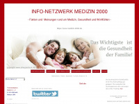 medizin2000.de Webseite Vorschau