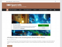 spam-info.de Webseite Vorschau