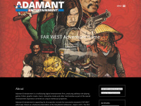 adamantentertainment.com Webseite Vorschau
