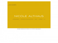 nicolealthaus.ch Webseite Vorschau