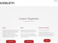 nicoletti.ch Webseite Vorschau