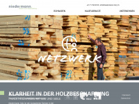 niedermann-holz.ch Webseite Vorschau