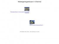 niedrigenergiehaus-chemnitz.de Webseite Vorschau