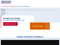 niemann-sicherheitstechnik.de Webseite Vorschau