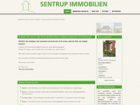 sentrup-immobilien.de Webseite Vorschau