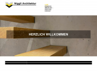 niggli-architektur.ch Webseite Vorschau