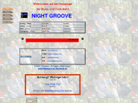 nightgroove-die-band.de Webseite Vorschau