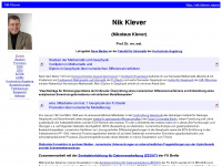 nik-klever.de Webseite Vorschau