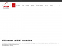 niki-immobilien.at Webseite Vorschau