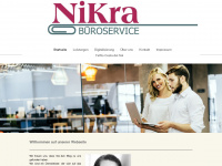 nikra-buero.de Webseite Vorschau
