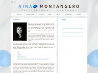 ninamontangero.ch Webseite Vorschau