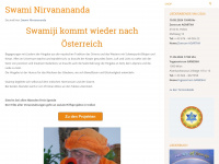 nirvanananda.at Webseite Vorschau