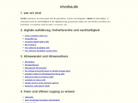 nivoba.de Webseite Vorschau