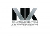 nk-metall.de Webseite Vorschau