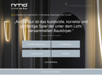 nmd-licht.de Webseite Vorschau