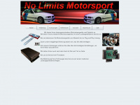 no-limits-motorsport.de Webseite Vorschau