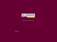 no-polyester.de Webseite Vorschau