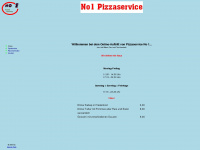 no1pizza.de Webseite Vorschau