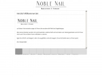noble-nail.de Webseite Vorschau