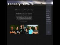 nobodyhome.de Webseite Vorschau