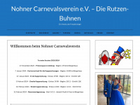 nohner-carnevalsverein.de Webseite Vorschau
