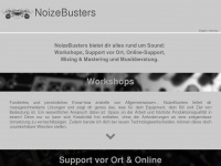 noizebusters.ch Webseite Vorschau