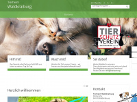 tierheim-waldkraiburg.de Webseite Vorschau