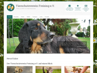 tierschutzverein-freising.de Webseite Vorschau