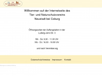 tierschutzverein-nec.de Webseite Vorschau